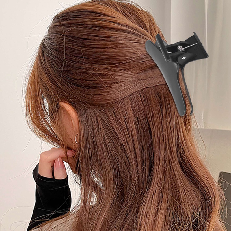 4 ชิ้น สีดำ สีขาว ที่หนีบผมรูป - Hair Clips บทวิจารณ์และราคา