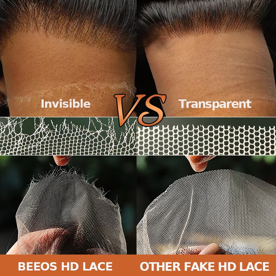 วิกผม BEEOS Ultra Fitted 13X6  - Hd Lace Frontal Wig Human Hair Pre Plucked บทวิจารณ์และราคา