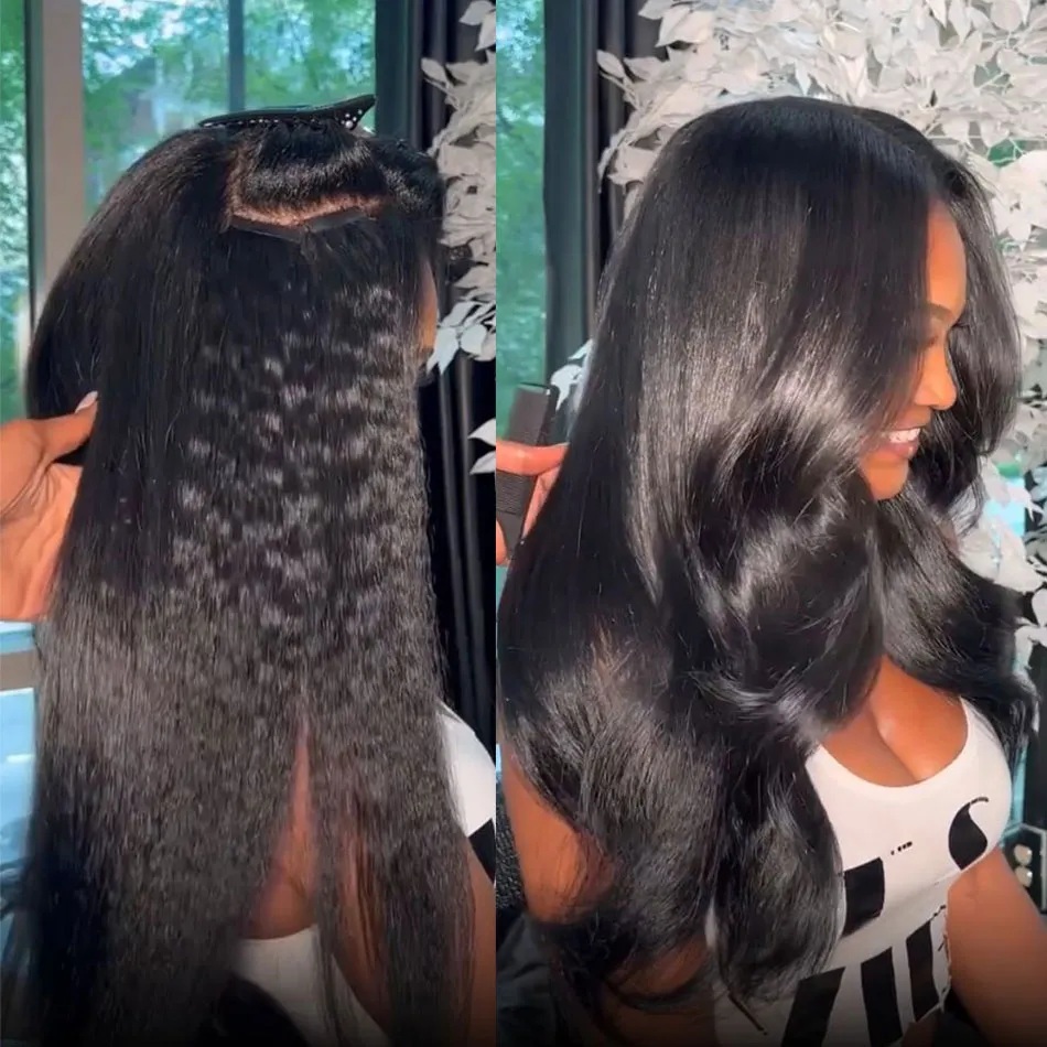 Kinkyตรงเทปต่อผมมนุษย์บราซิล 1 - Invisible Tape In Extensions Real Hair บทวิจารณ์และราคา