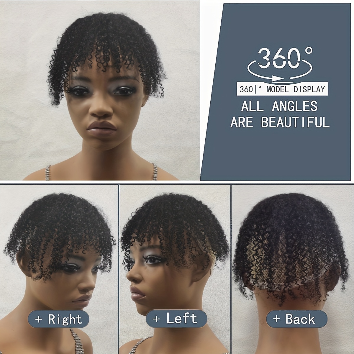 กิ๊บติดผมพร้อมปอยผมด้านหน้า -  - Hair Clips บทวิจารณ์และราคา