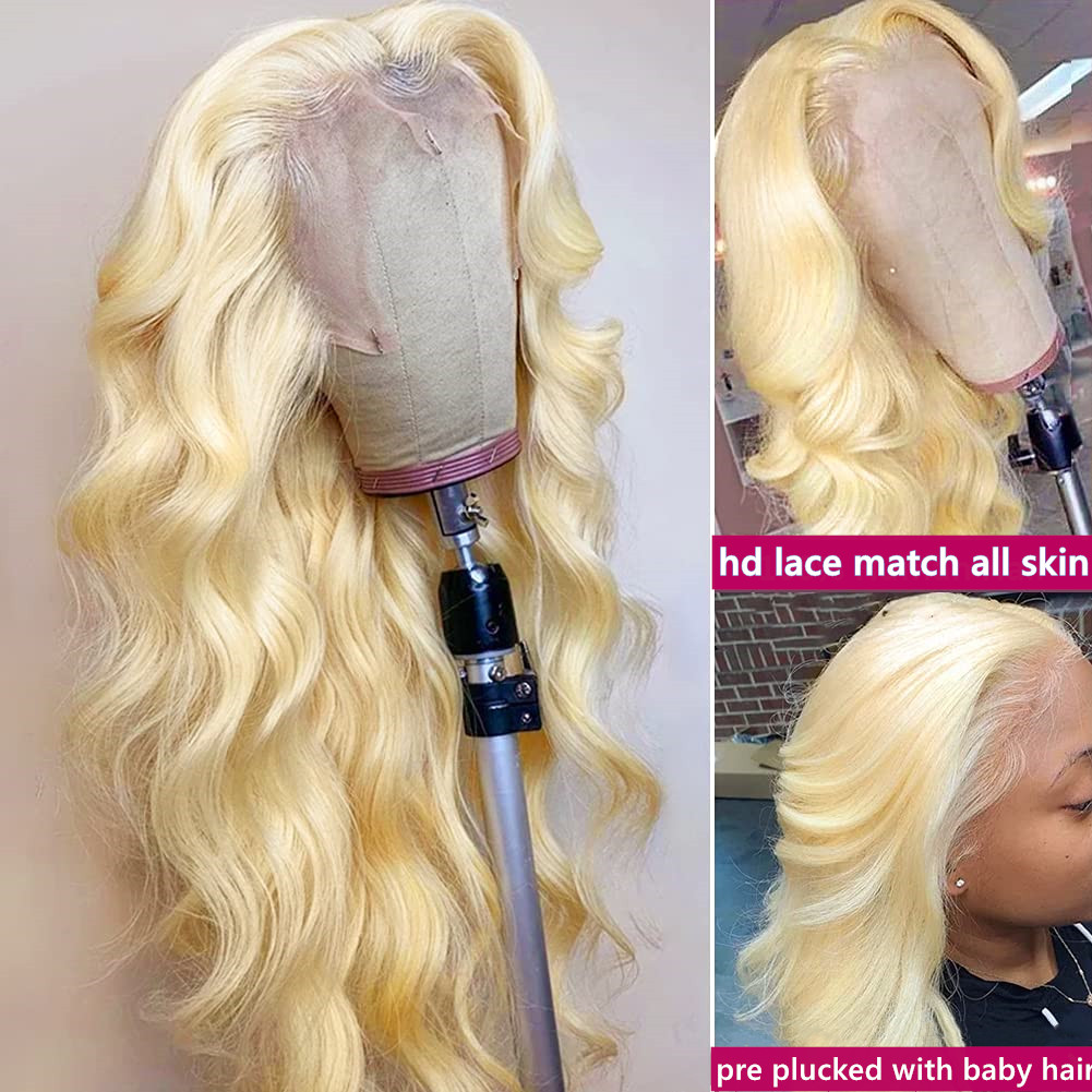 วิกผมลูกไม้ด้านหน้า 613 13x6 ผ - 613 Blonde Body Wave Lace Front Wig บทวิจารณ์และราคา