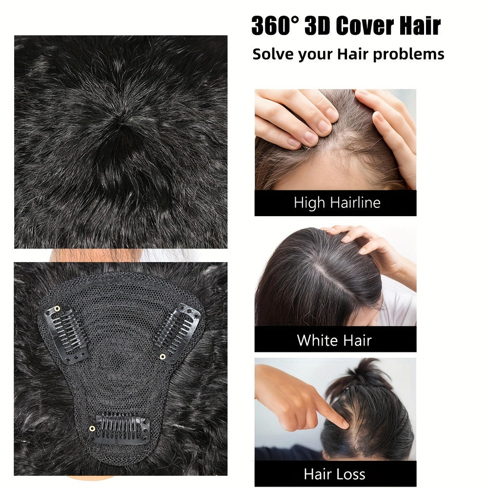 ท็อปเปอร์ผมตรงแบบหยิกพร้อมหน้า - Hair Clips บทวิจารณ์และราคา