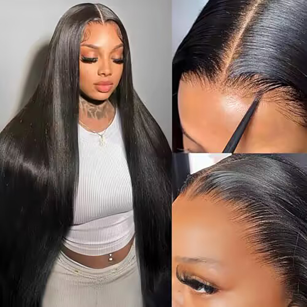 วิกผมตรงแน่น 200% ความหนาแน่น  - Lace Front Wigs บทวิจารณ์และราคา