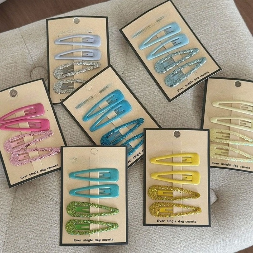 กิ๊บติดผมทรงหยดน้ำสไตล์เกาหลี  - Hair Clips บทวิจารณ์และราคา