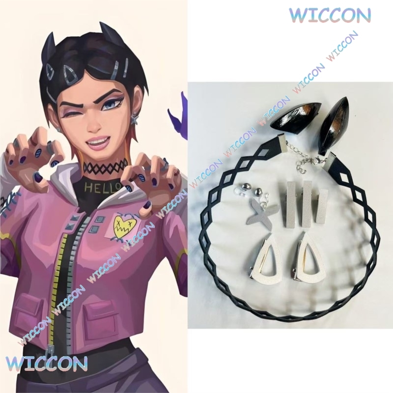Valorant กานพลูคลิปคอต่างหูผีเ - Hair Clips บทวิจารณ์และราคา