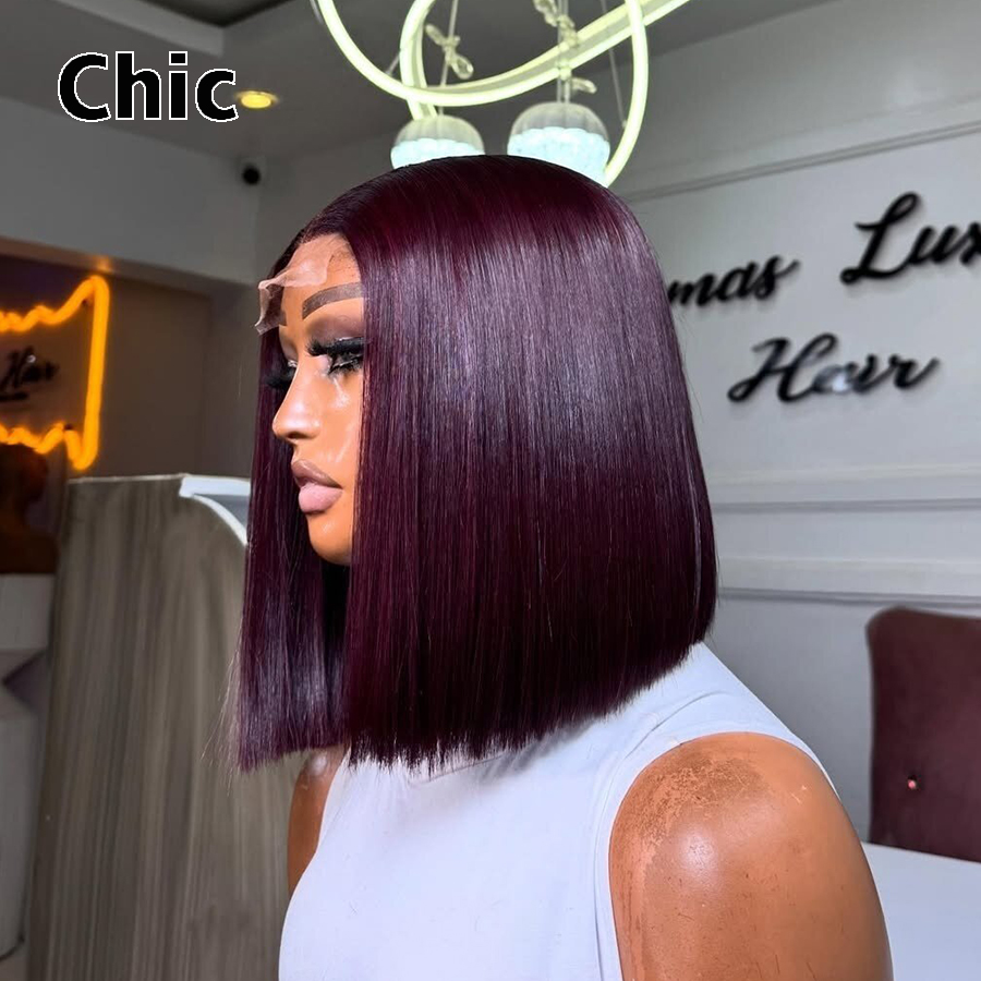 วิกผมบ๊อบ 200 กรัม ผมแท้ 100%  - Glueless Wear And Go Human Hair Wig บทวิจารณ์และราคา